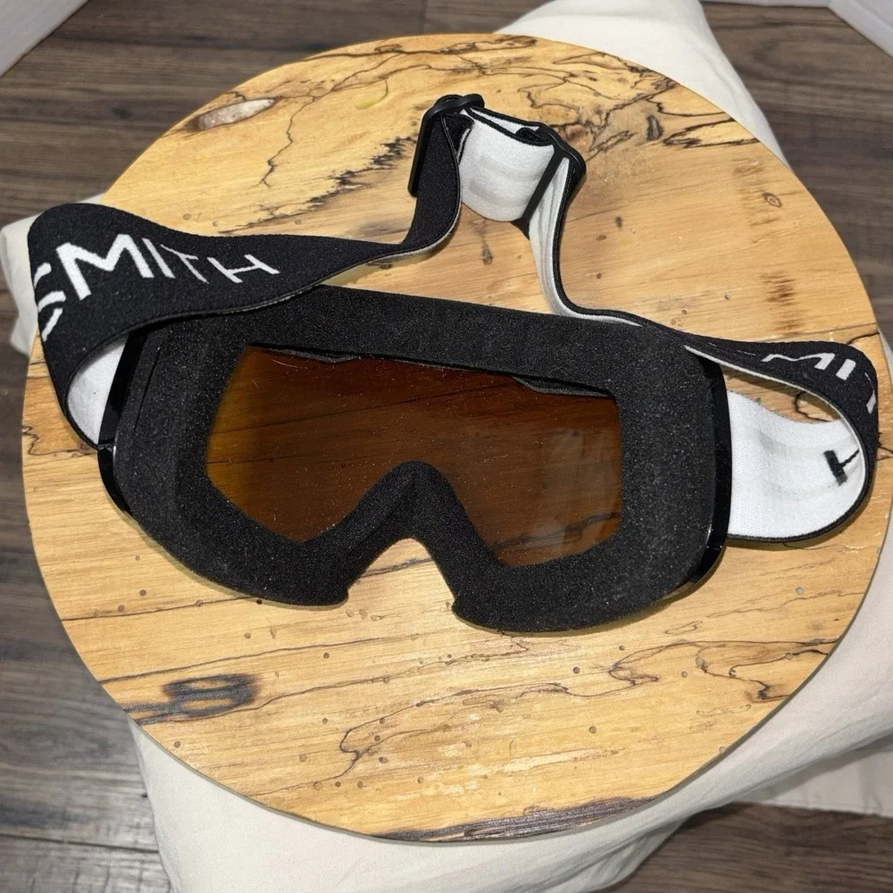 Smith Squad Snow Goggles Black Frame, Everyday Green Mirror Lens